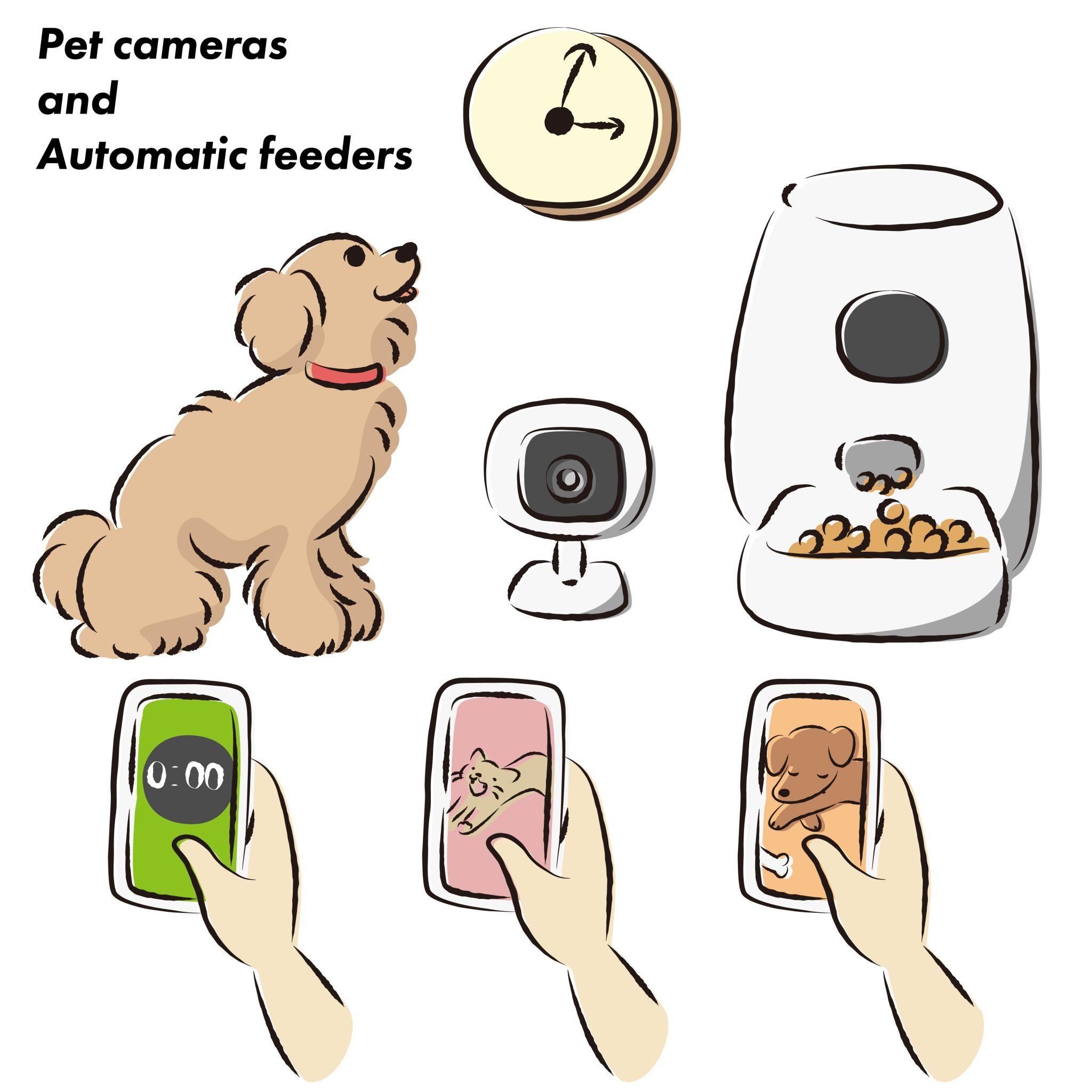 APP远程控制宠物喂食器 智能猫狗喂食设备 APP远程控制宠物喂食器 智能猫狗喂食设备